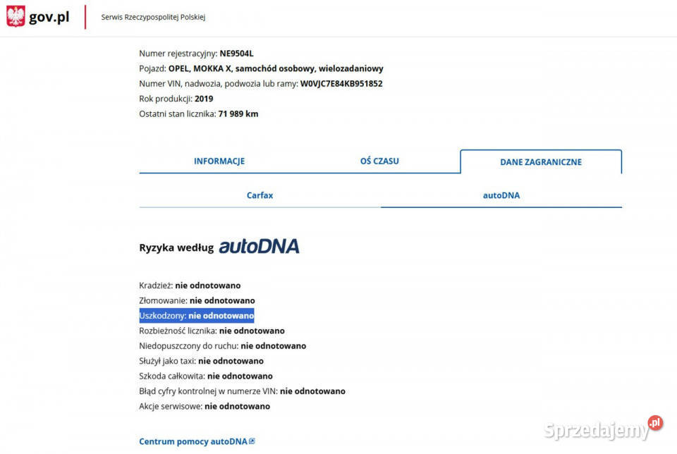 Opel Mokka Benzyna Zarejestrowany Ubezpieczony I gniazdo AUX Elbląg