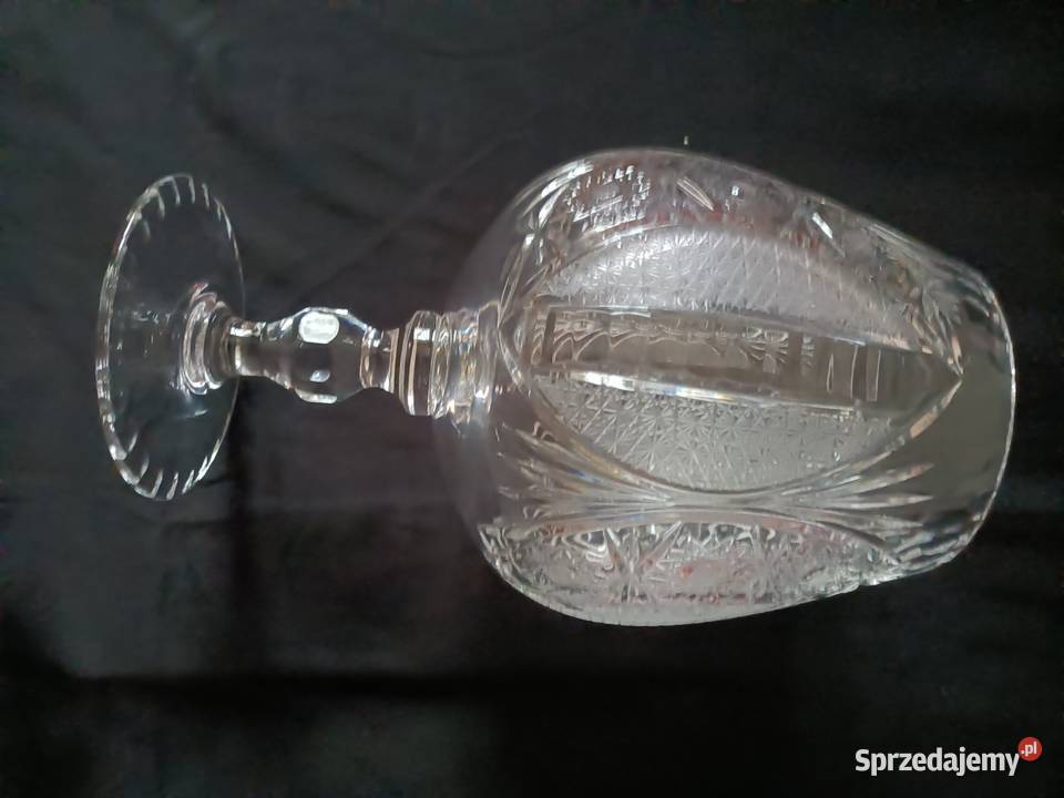 Piękne kryształowe kielichy wazony Gliwice sprzedam
