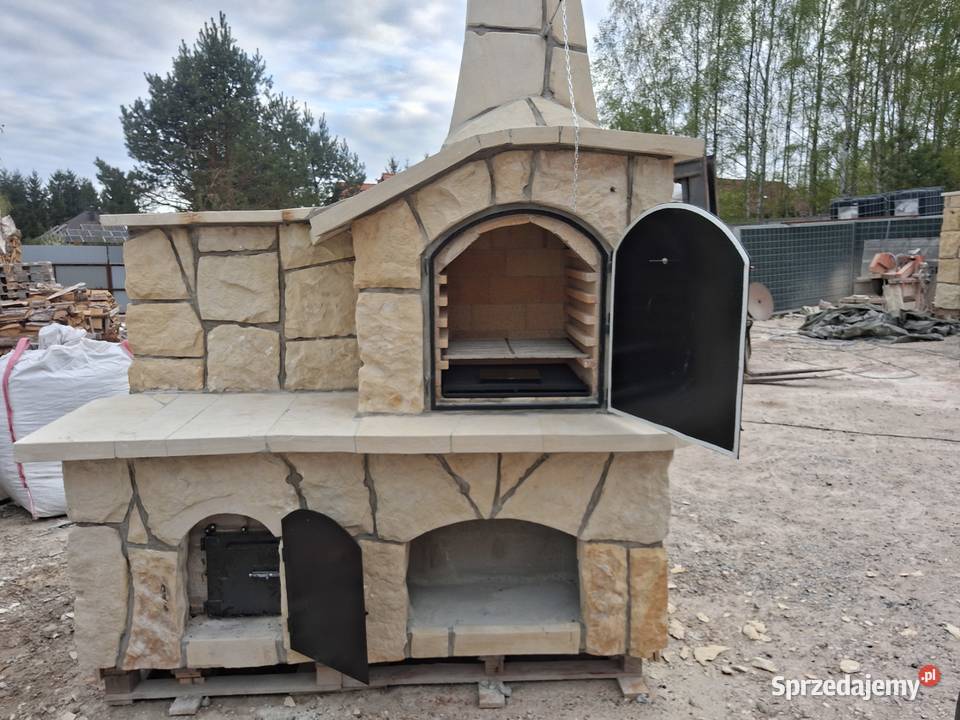 Wędzarnia z grillem grill murowany Niestachów