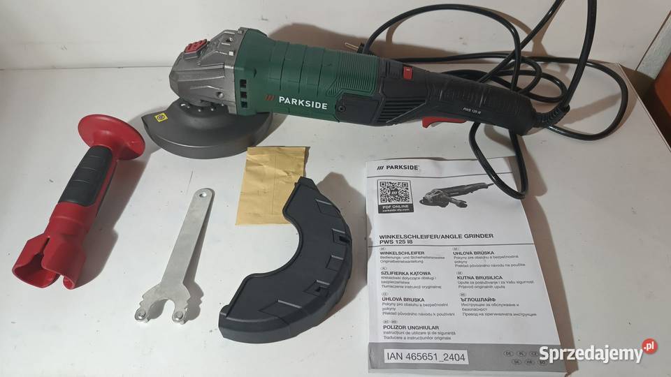 Szlifierka kątowa PARKSIDE 1200W Szlifierki kątowe Katowice