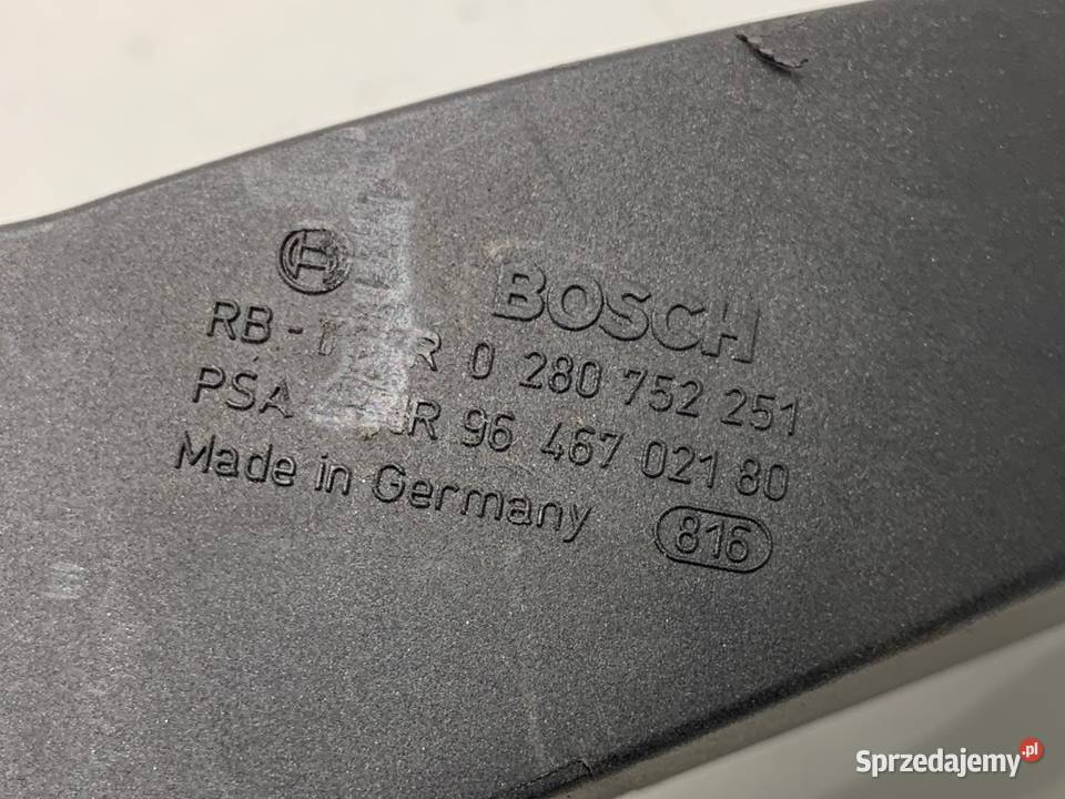 POTENCJOMETR GAZU PEUGEOT 307 9646702180 16 109 osobowe sprzedam