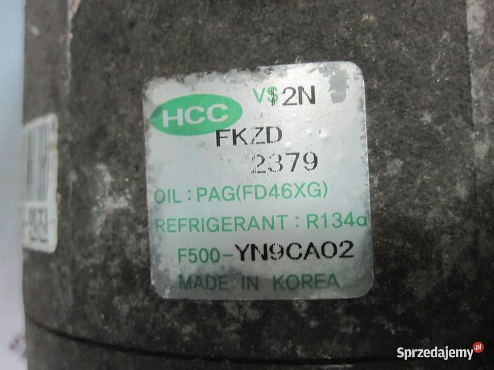 Kia Venga 14 CRDI D4FC 143 75 13r sprężarka Kompresory klimatyzacji