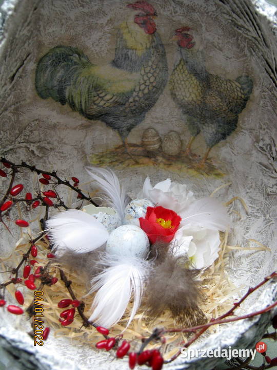 Wielkie jajo Wielkanocne z wypełnieniem Kraków