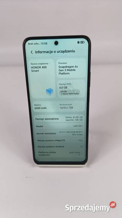 Smartfon HONOR 400 5G 4128GB śląskie Katowice
