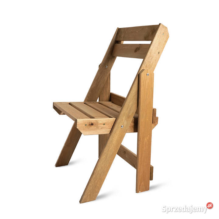 Krzesło Ogrodowe Składane Drewniane Nowoczesne sprzedam