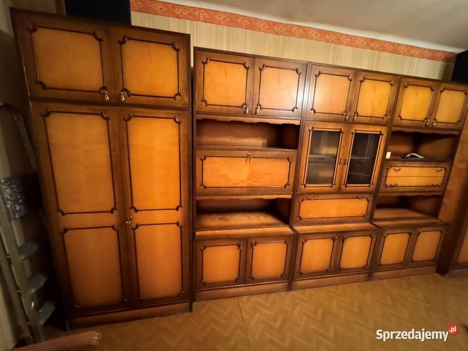 Meblościanka PRL 5 Modułów 450 Ruda Śląska Nowy śląskie sprzedam