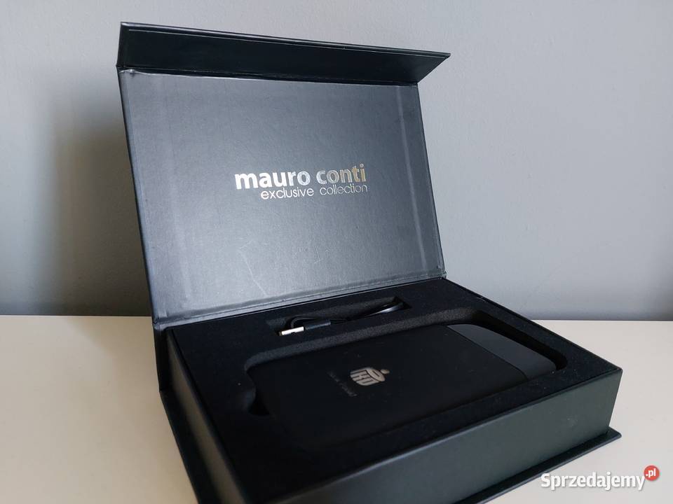 powerbank 8000 mAh czarny elegancki Mauro Conti Poznań