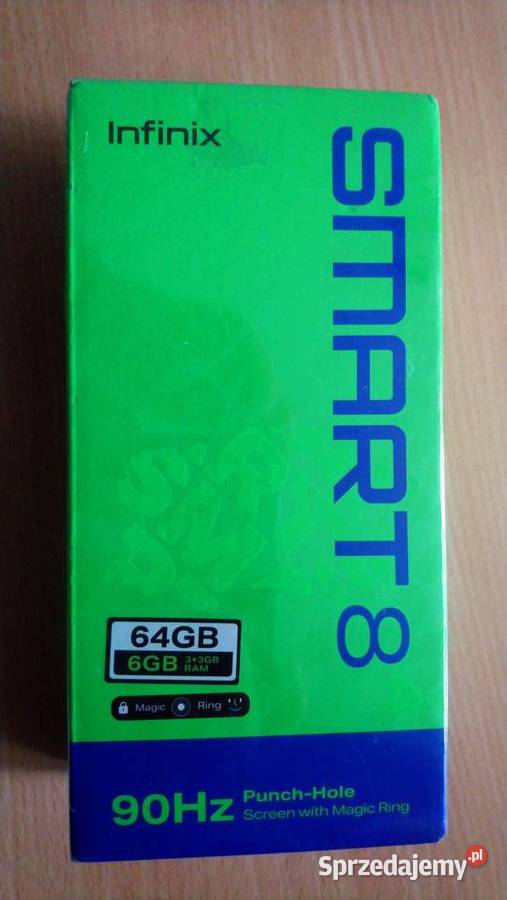 Infinix 8 Smart 664GB 66 90Hz nowy