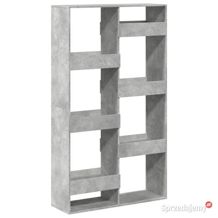 Regałprzegroda szarość betonu 100x33x175 Regały