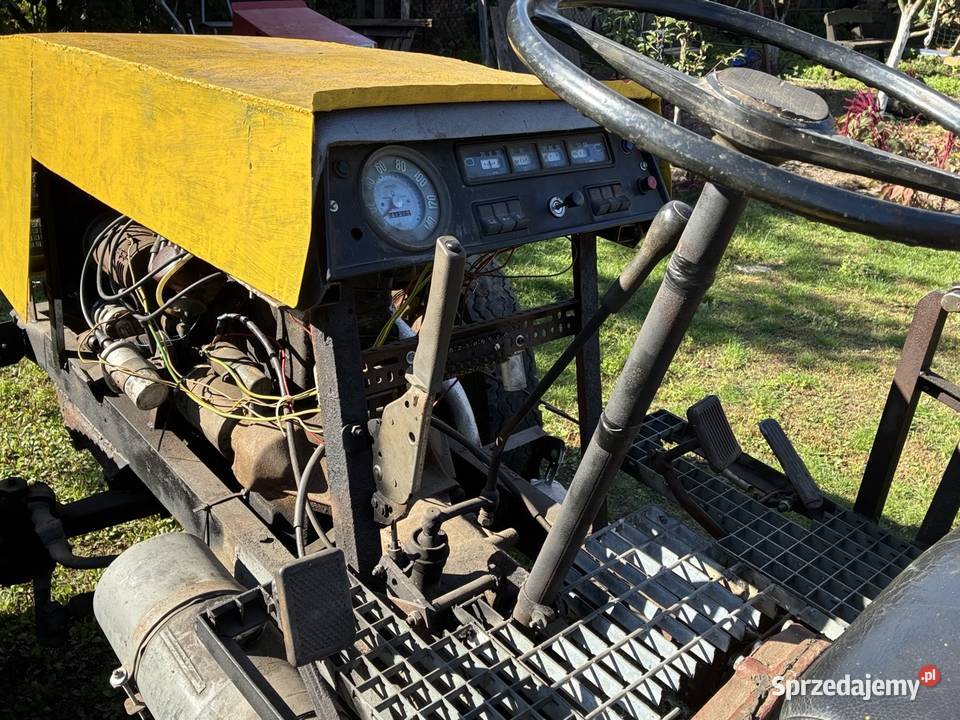 Mini traktorek własnej konstrukcji Silnik i Rolnictwo łódzkie Łódź
