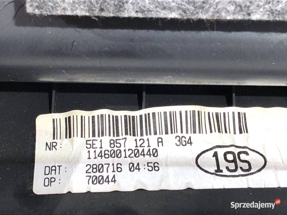 SCHOWEK PASAŻERA SKODA OCTAVIA III Kombi osobowe