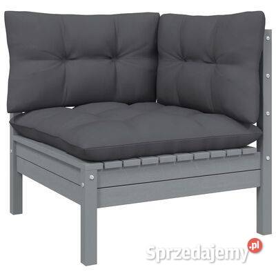 vidaXL 2osobowa sofa ogrodowa z szarymi Warszawa