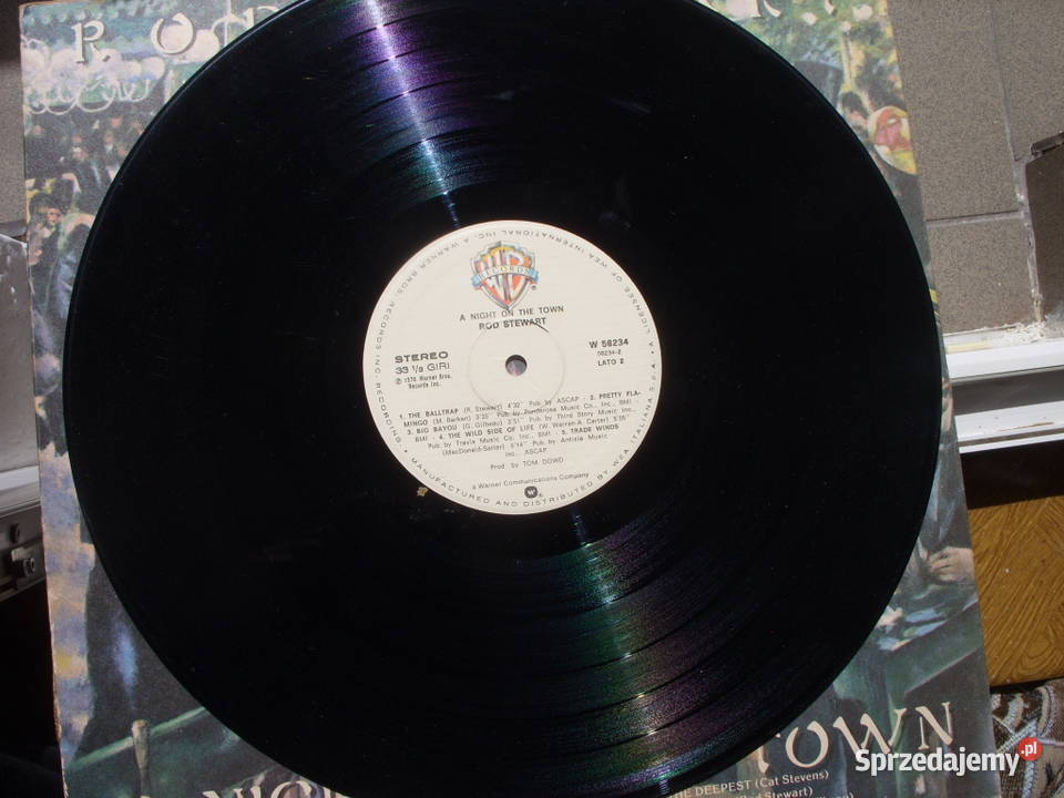 Winyl Lp Rock ROD STEWART NIGHT ON WARNER 56234 Płyty i kasety Wołów