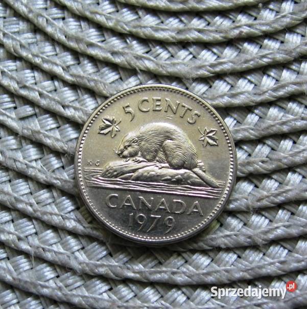 Kanada 5 Cent 1979r Ładna Kalisz