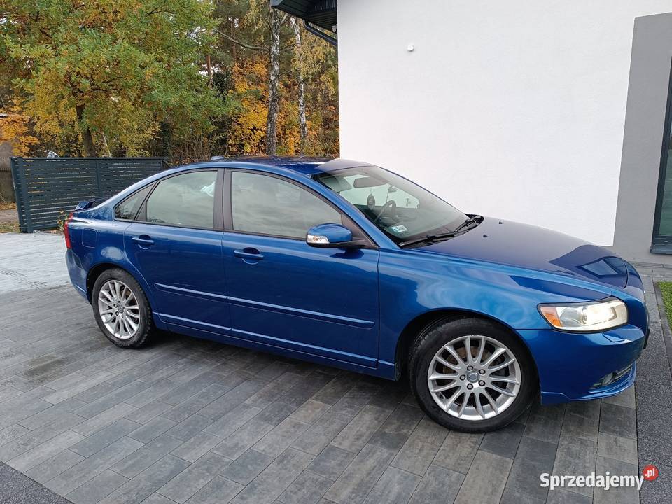 Volvo S40 2008 20 w pięknym błękitnym kolorze czujnik parkowania Nadarzyn sprzedam