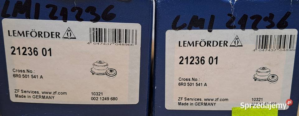 LEMFORDER 2123601 TULEJE BELKI TYŁ AUDI A3 GOLF Mielęcin