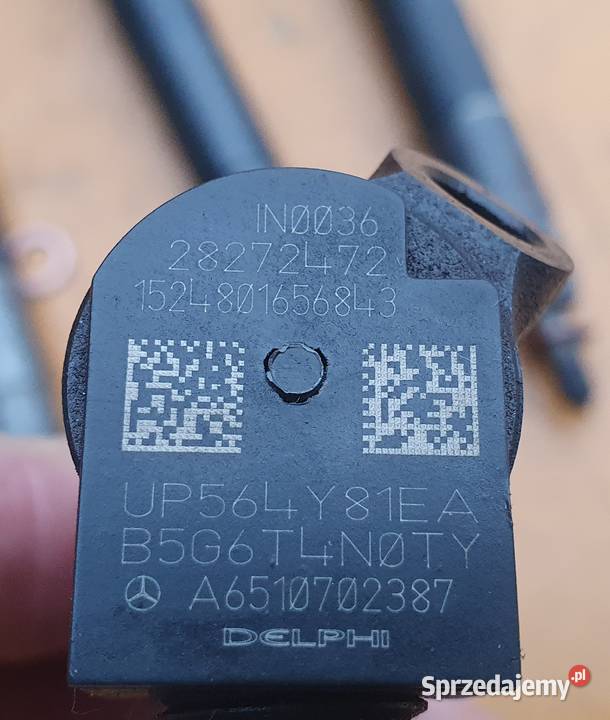 MERCEDES WTRYSKI WTRYSK DELPHI A6510702387 Rok produkcji 2015 Części samochodowe
