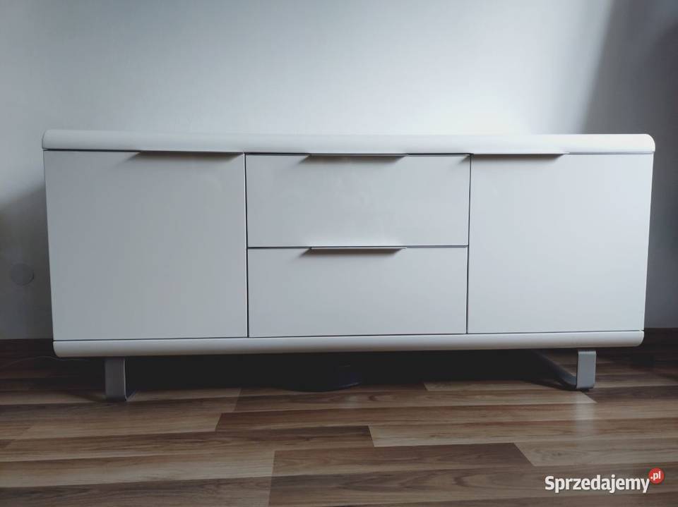 Komoda biała połysk 145 Komody Warszawa sprzedam