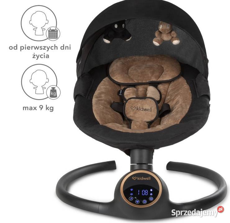 Bujaczek leżaczek elektryczny 2w1 Kidwell REVE Warszawa