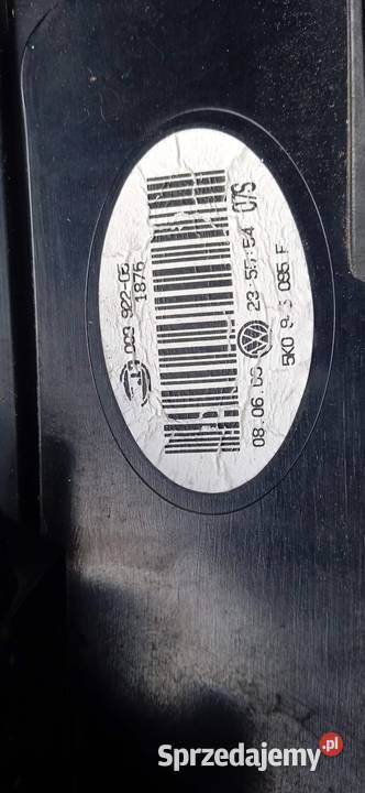 Lampy tylne wiśniowe dymione orginał golf 6 Jasieniec sprzedam
