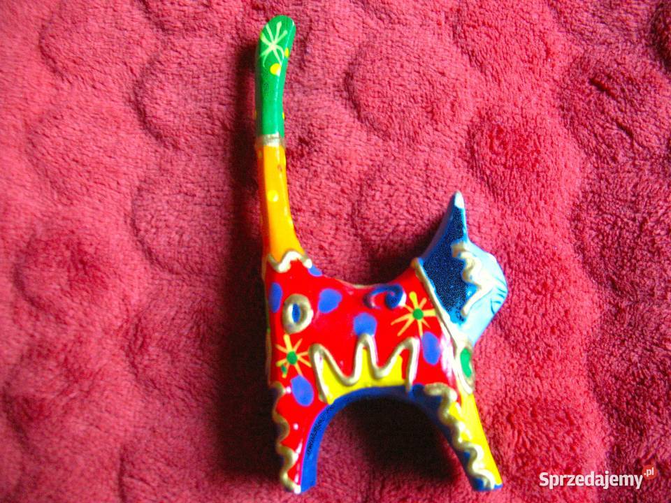 KOT Na pierścionki Drewno Stara rzeźba 115 x 55 Siedlce sprzedam