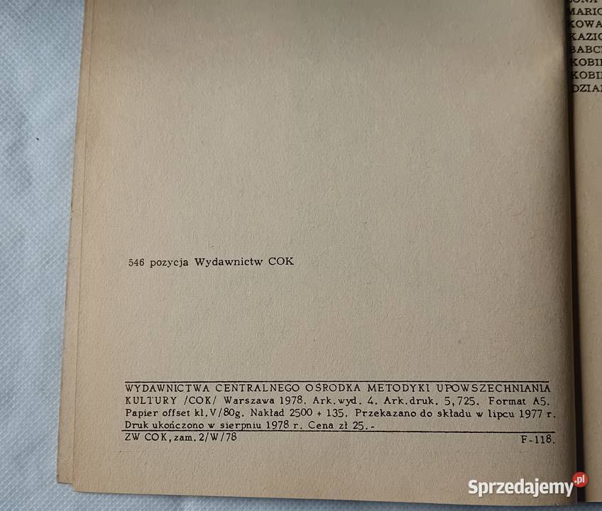 Tadeusz Wieżan Och Jaki piękny jest swiat 1978 Koźminek sprzedam