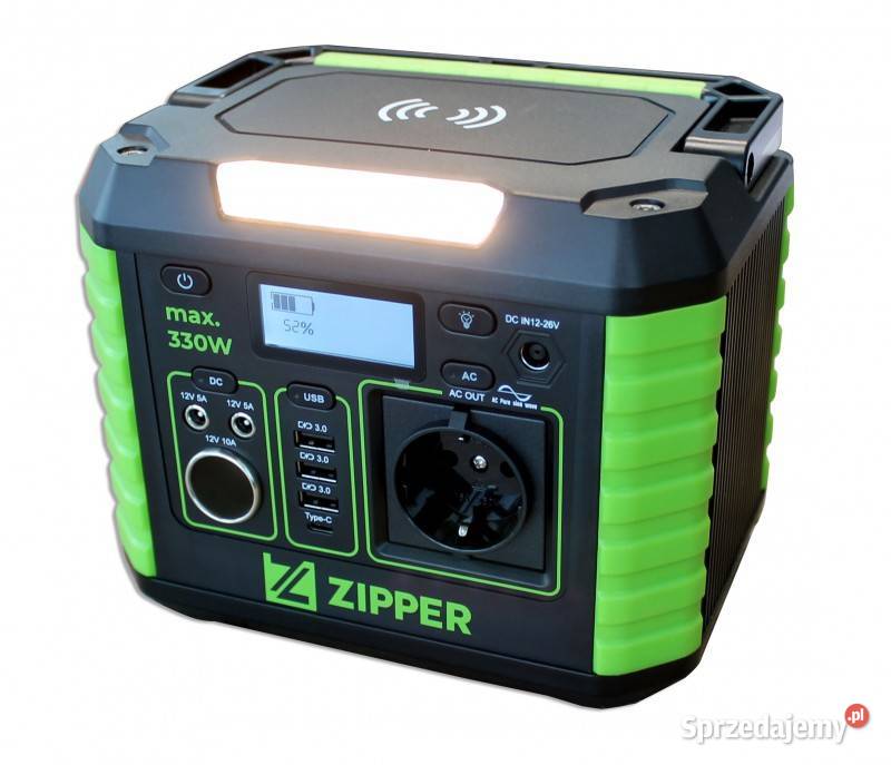 POWERBANK STACJA ZASILANIA ZIPPER ZI330 Agregaty prądotwórcze Mikołów