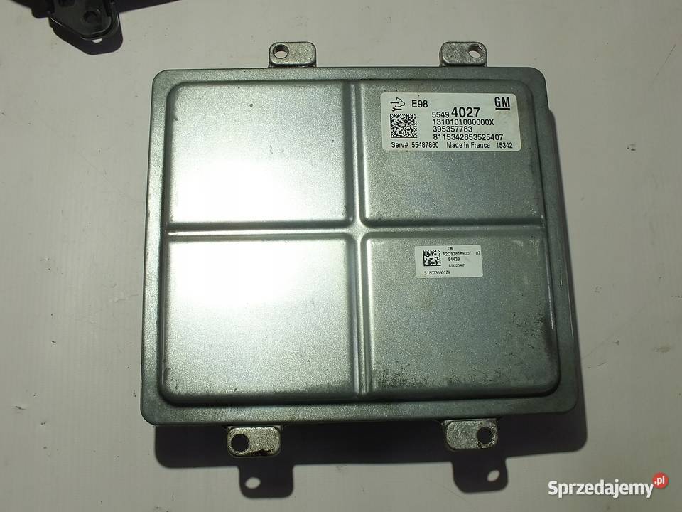 OPEL ASTRA STEROWNIK SILNIKA 55494027 Przemęt
