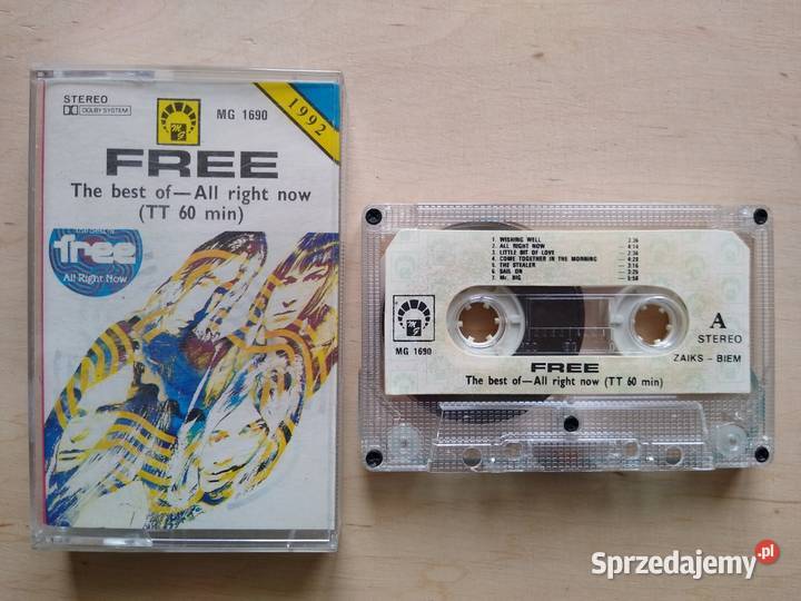 FREE The best of All right now kaseta pomorskie Gdańsk sprzedam
