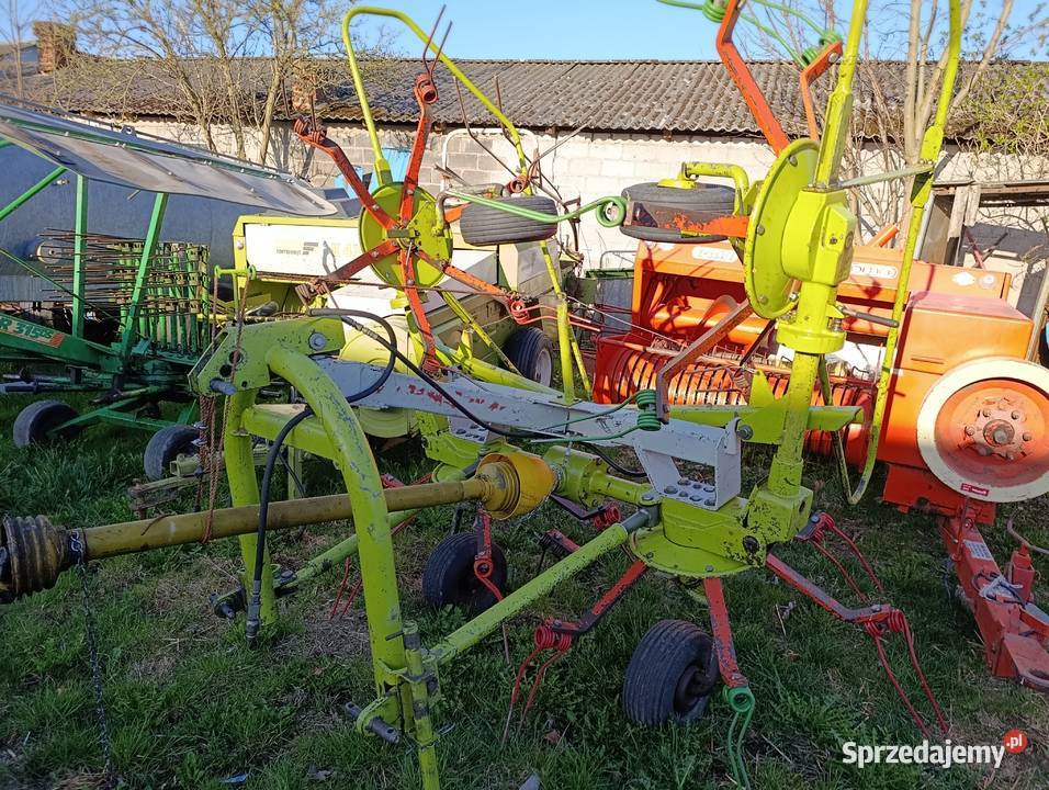 Przewracarka Claas Deutz fahr zgrabiarka Zgrabiarki i przetrząsacze Rawica Nowa