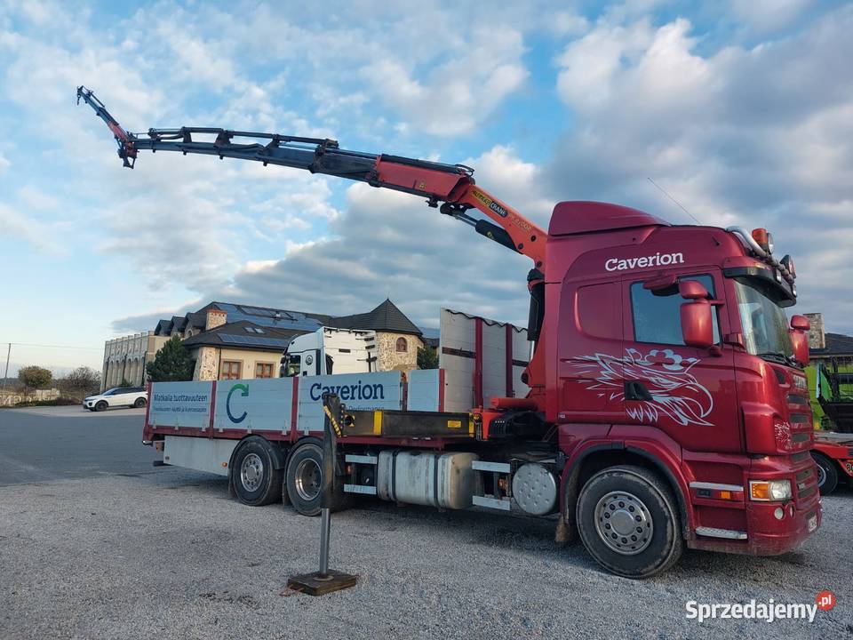 Scania R500 6x2 platforma pomoc drogowa Samochody ciężarowe Dragany