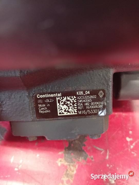 Pompa wtryskowa 15dci 5WS40565 A2C53252602 Warszawa