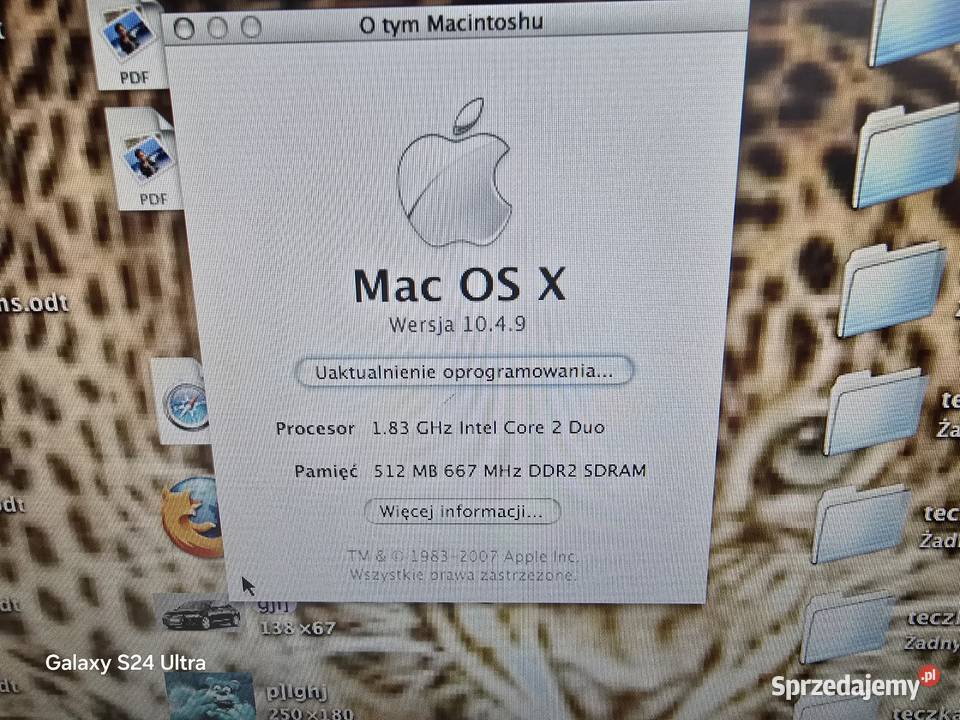 apple imac a1195 core2duo 183ghz Chełm Śląski