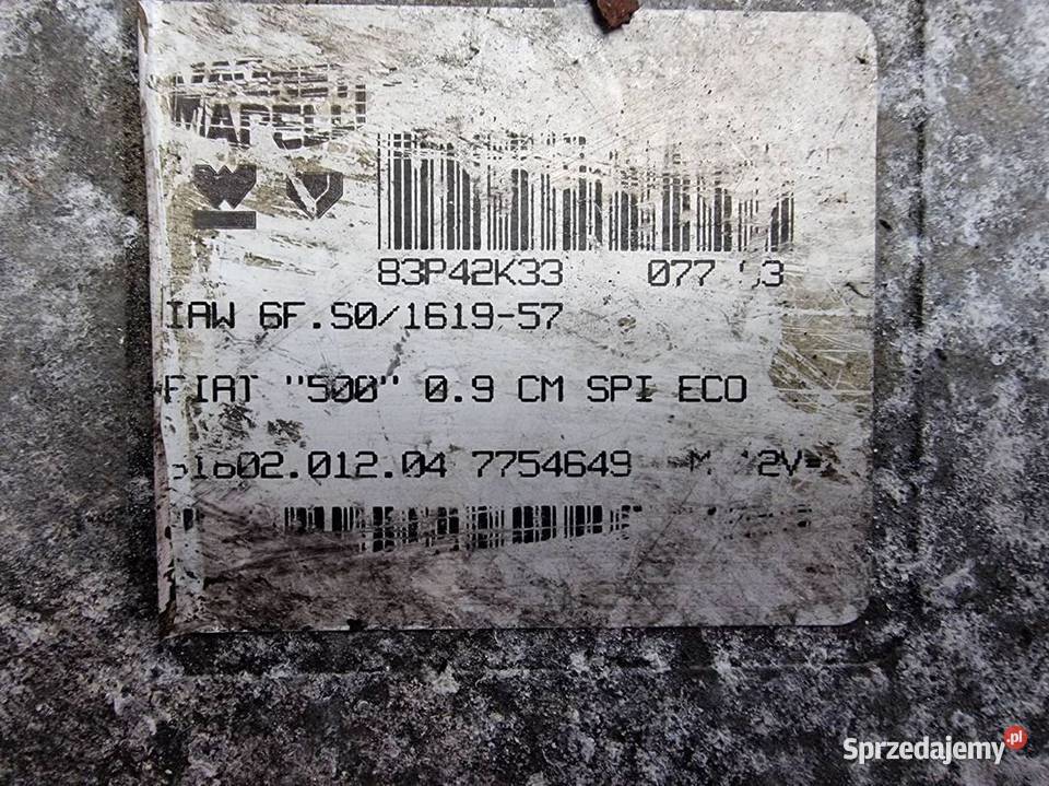 KOMPUTER SILNIKA ECU FSMBIELSKO B POLSKI FIAT Pozostałe