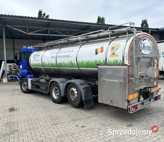 Cysterna do mleka do wody Man Volvo Scania 12008kg sprzedam