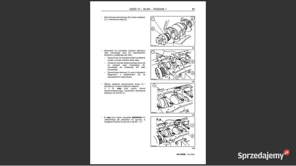 CASE JX 6070809095 instrukcja napraw Polsku