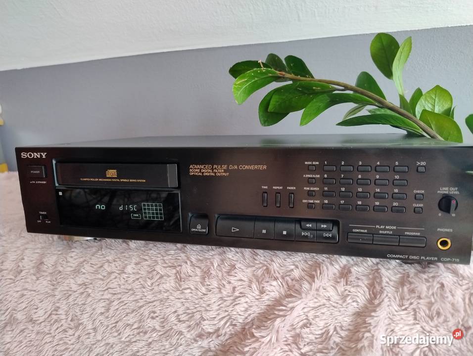 Odtwarzacz CD Sony cdp 715 z pilotem podkarpackie Trzebuska