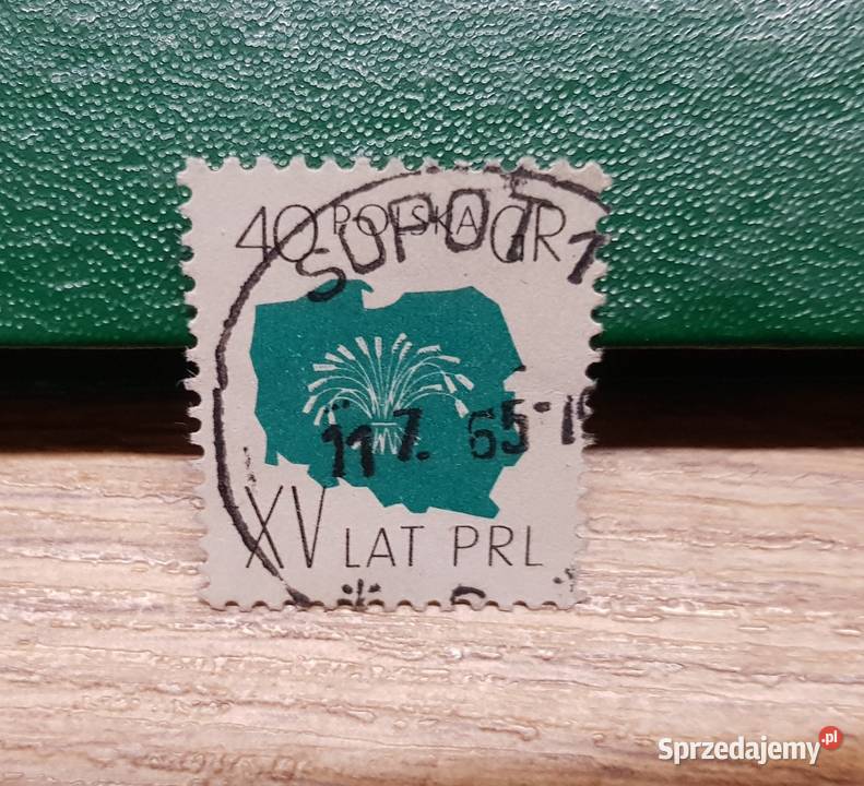 Znaczek XV Lat PRL stempel Sopot 1171965 r Golina sprzedam