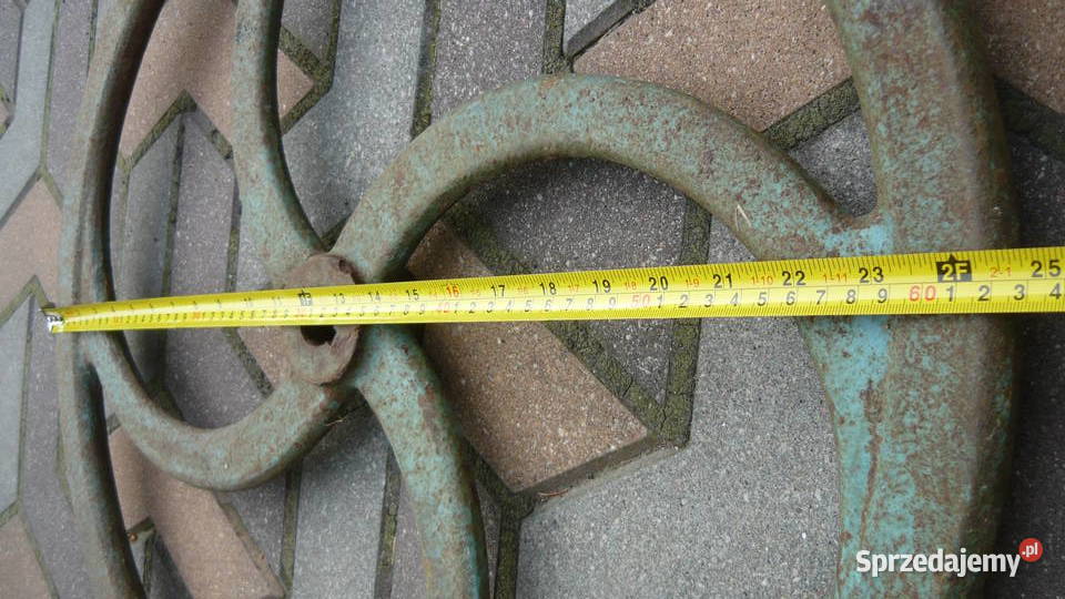 Stare koło żeliwne 63 średnicy na korbę do podlaskie Sokółka