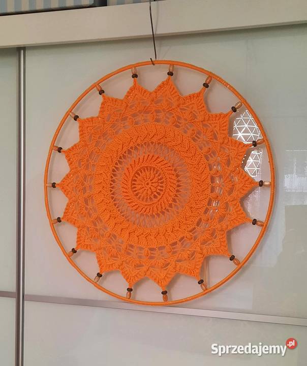 Pomarańczowa mandala 3D 55 łapacz snów zachodniopomorskie Koszalin