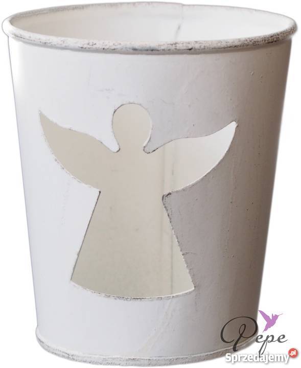 Świecznik metalowy Symbol Łódź