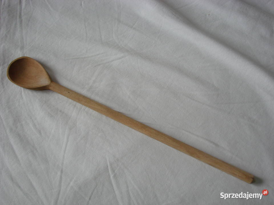 długa drewniana łyżka kuchenna 50