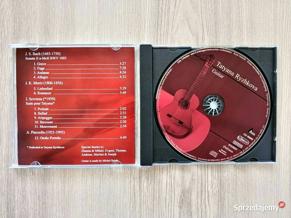Tatyana Ryzhkova Guitar CD małopolskie Kraków