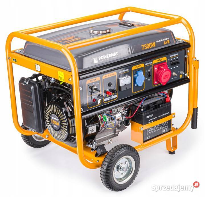 Agregat PRĄDOTWÓRCZY Generator 7500W 230V 400V Katowice