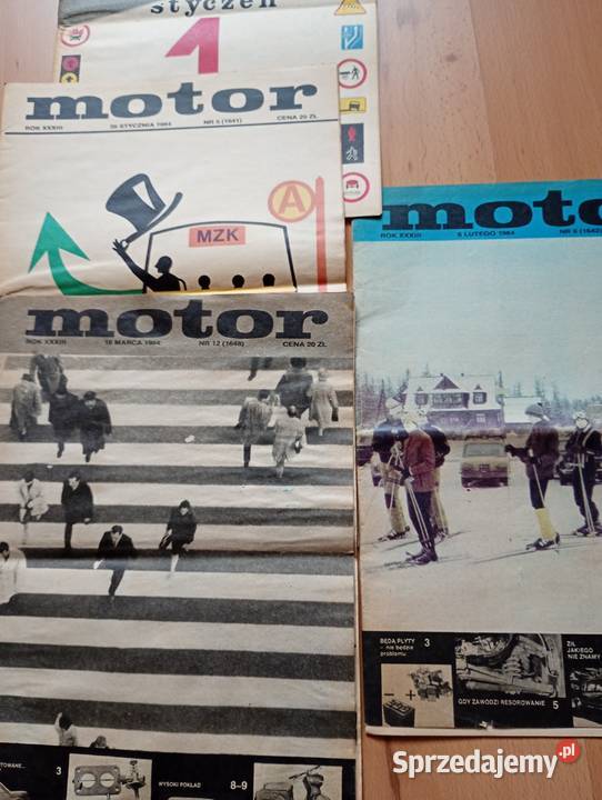 Czasopismo Motor z 1983 1984r Rybnik