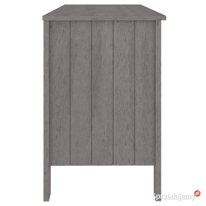 Biurko HAMAR jasnoszare 113x50x75 lite drewno mazowieckie Warszawa