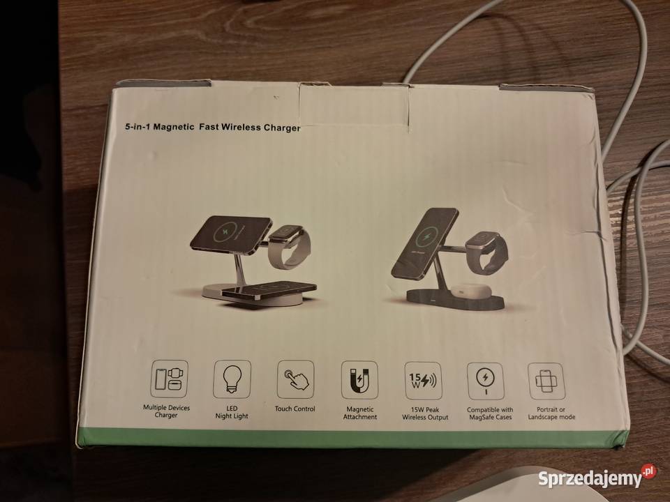 nowa ładowarka indukcyjna 5 w 1 brak paragonu Pozostałe