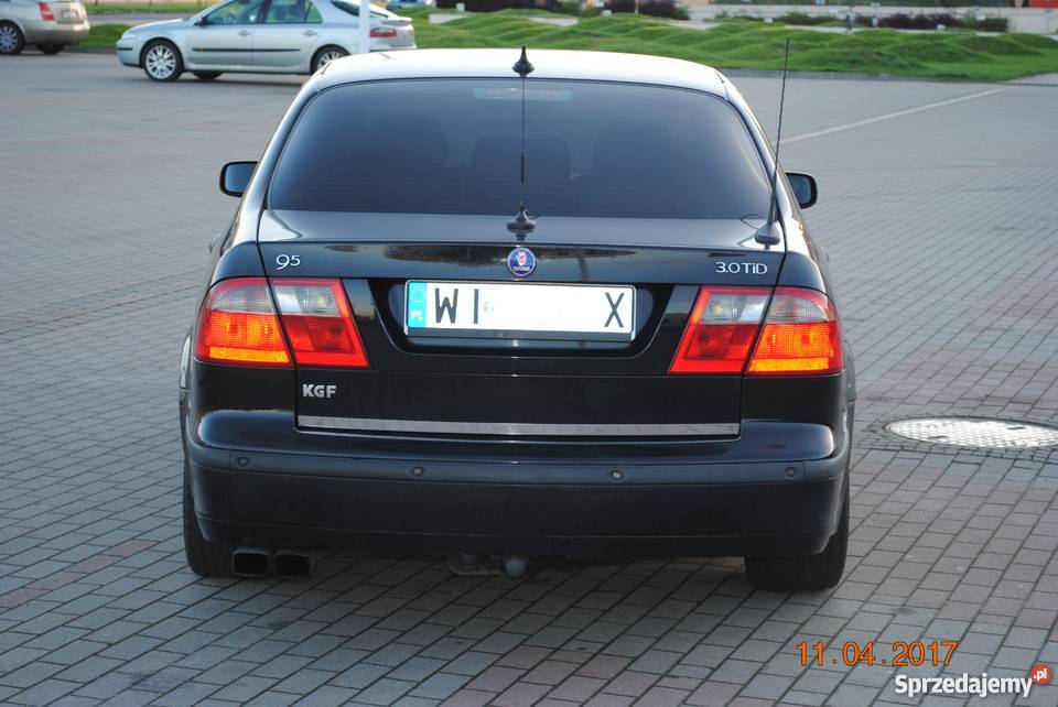 Saab 95 czarny SAABolot V6 xenon skóra prawnika 2955cm3 mazowieckie Warszawa sprzedam