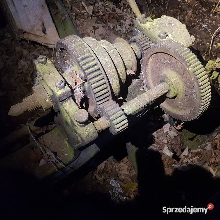 Zabytkowa tokarka tokarnia do metalu drewna Kłodne