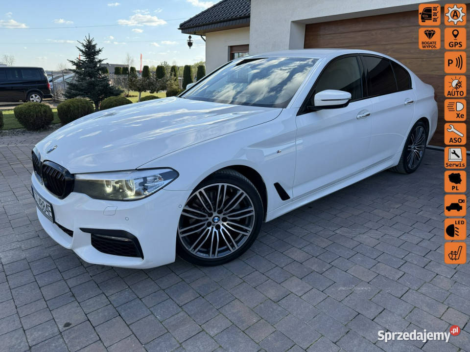 BMW 520 20 190 XDrive kamery 360 M Pakiet FV 23 nieuszkodzony Konradów